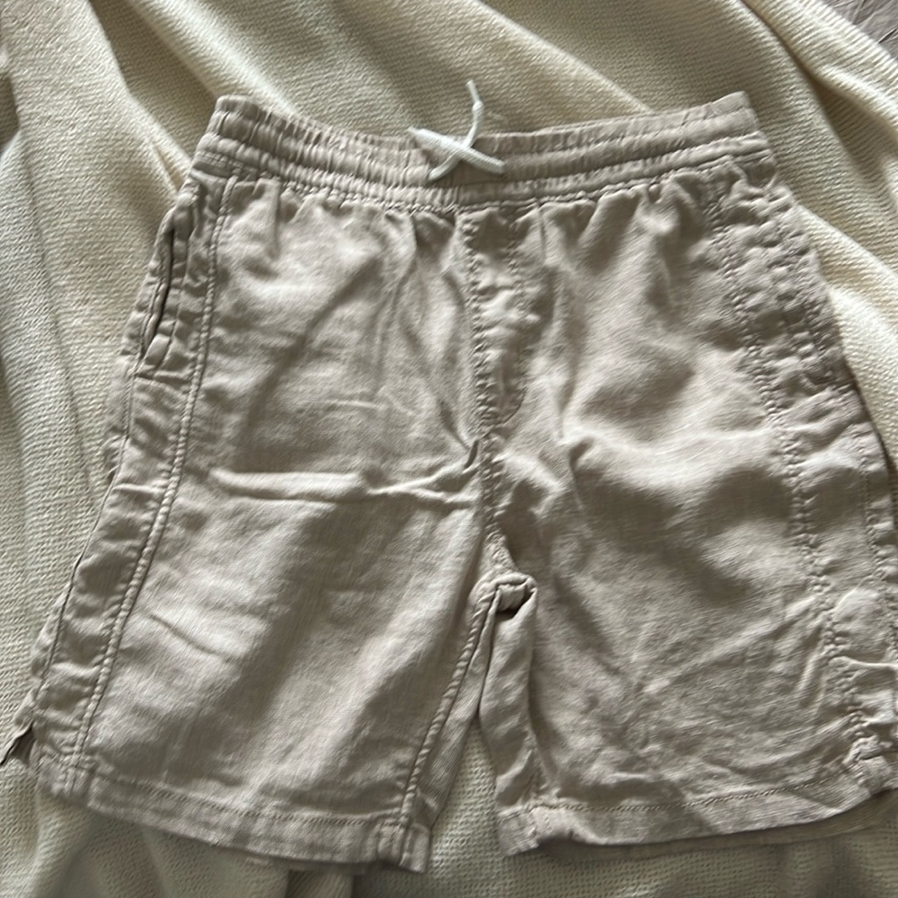 Abercrombie Boys Linen Blend Pull-on Shorts